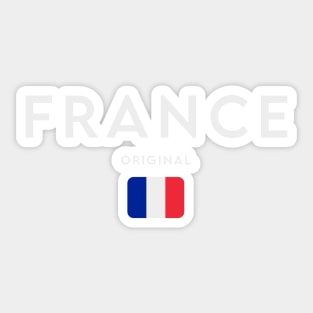 France flag, french flag Sticker